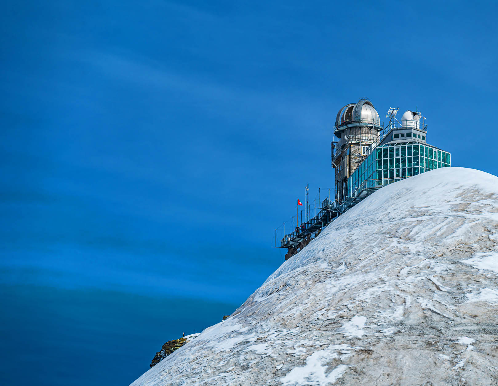 Sphinx Observatory at the top of Jungfraujoch in Grindelwald, Switzerland